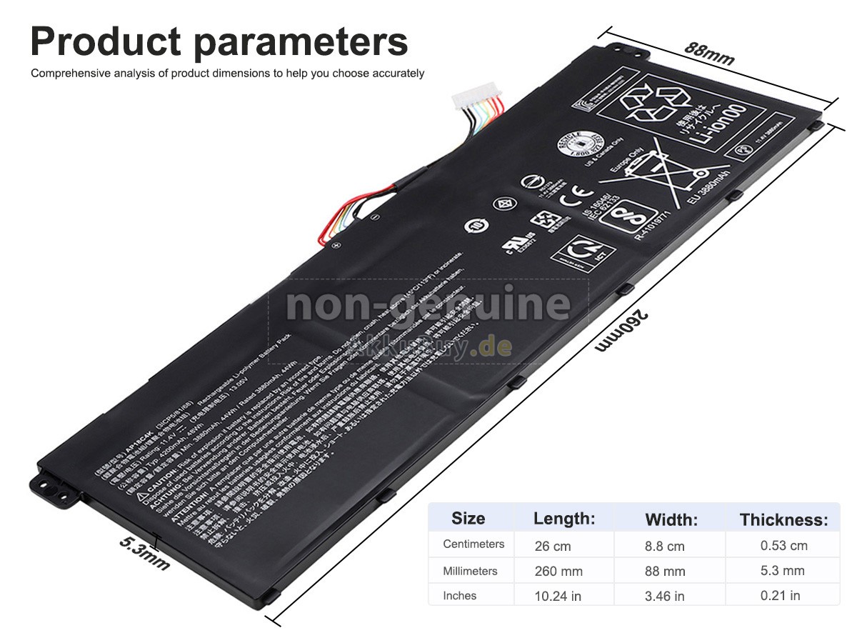 Acer Aspire 3 A315-44P-R53H Ersatzakku