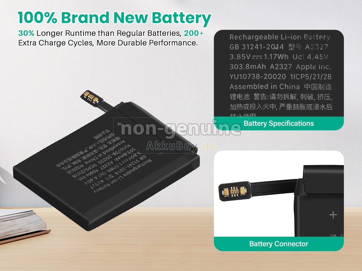 Apple WATCH Series 6 LTE 44MM Ersatzakku