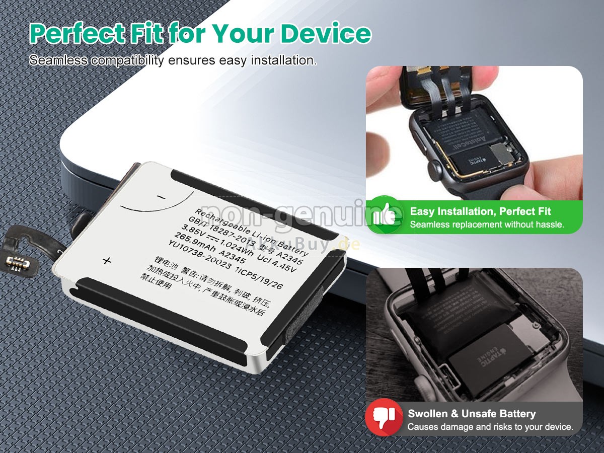 Apple WATCH Series 6 LTE 40MM Ersatzakku