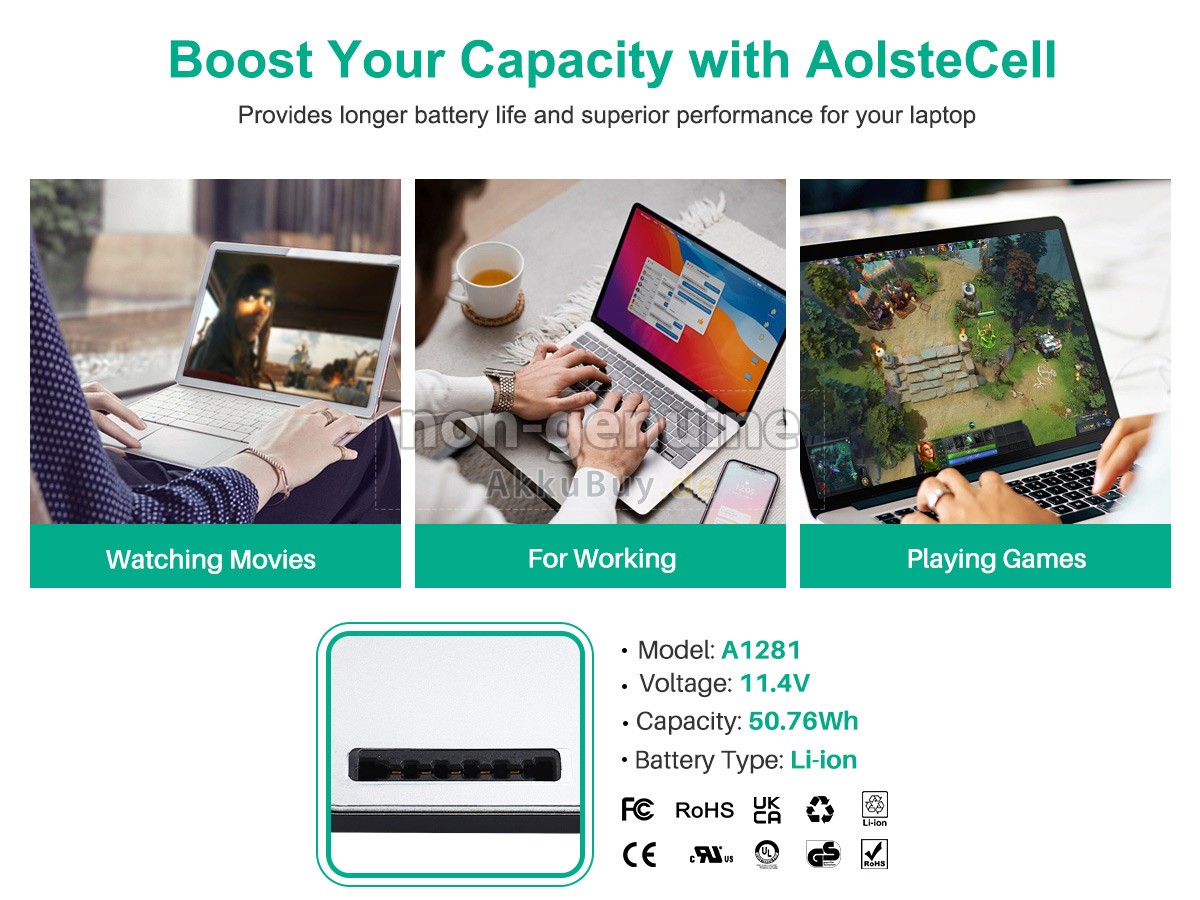 Apple MacBook Pro 15_ A1286(2008 Version) Ersatzakku