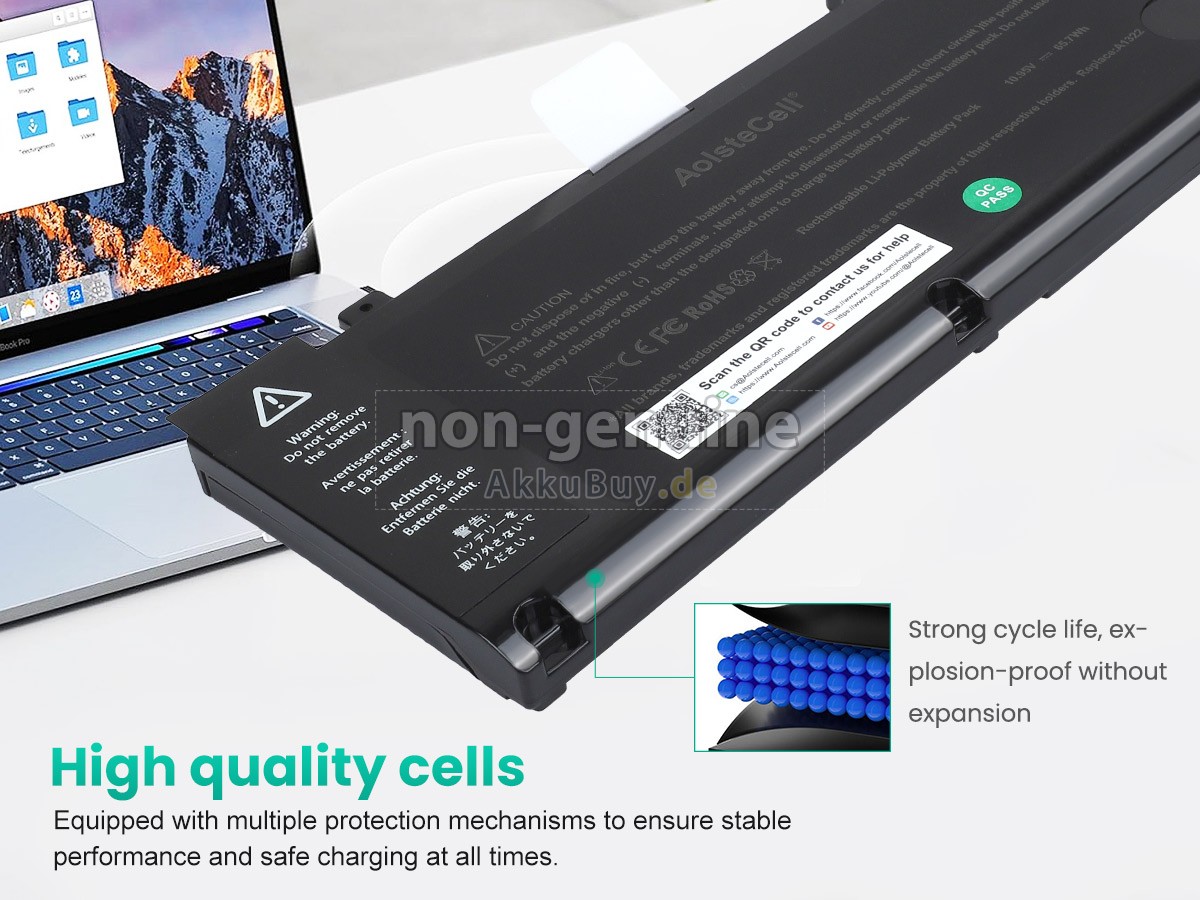 Apple MacBook Pro 13.3_ MB990LL Ersatzakku