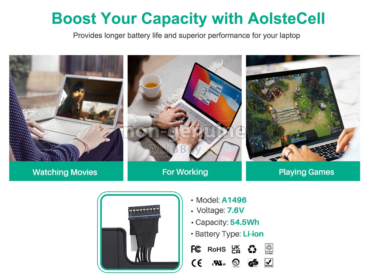 Apple MD760LL/B* Ersatzakku