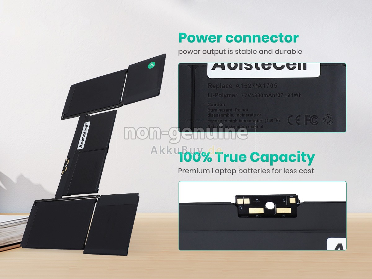 Apple MacBook Core M 1.2GHZ 12 inch Retina A1534(EMC 2746) Ersatzakku