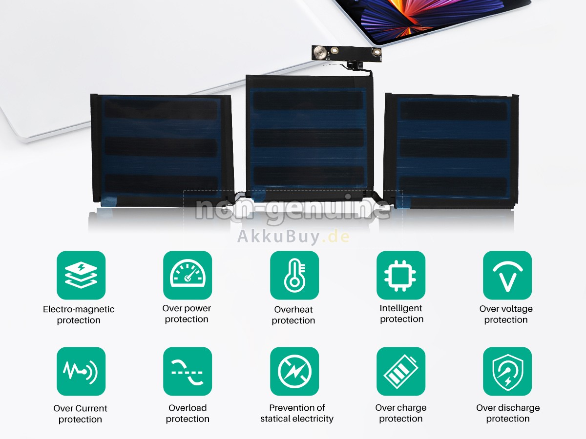 Apple MacBook Pro 13-inch I7-8557U 1.7 TOUCH 2019 A2159 Ersatzakku