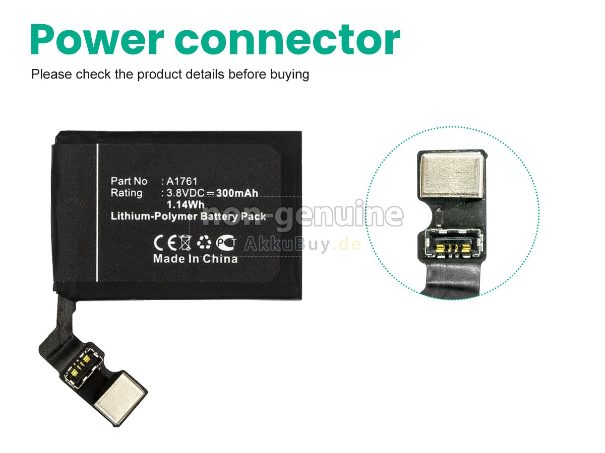 Apple WATCH Series 2 42MM Ersatzakku