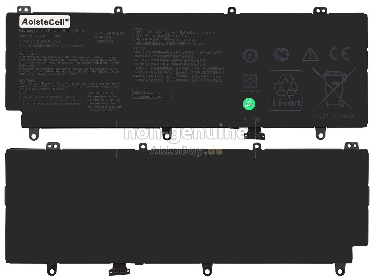 Asus Rog ZEPHYRUS S GX531GM-ES021T Ersatzakku