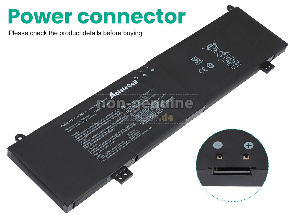 Asus Rog ZEPHYRUS G15 GA503RX Ersatzakku