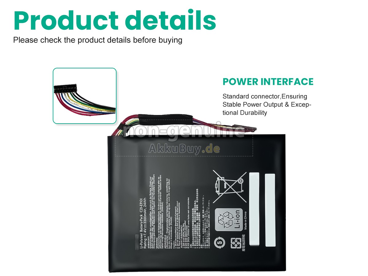 Asus TF101-1B100A Ersatzakku