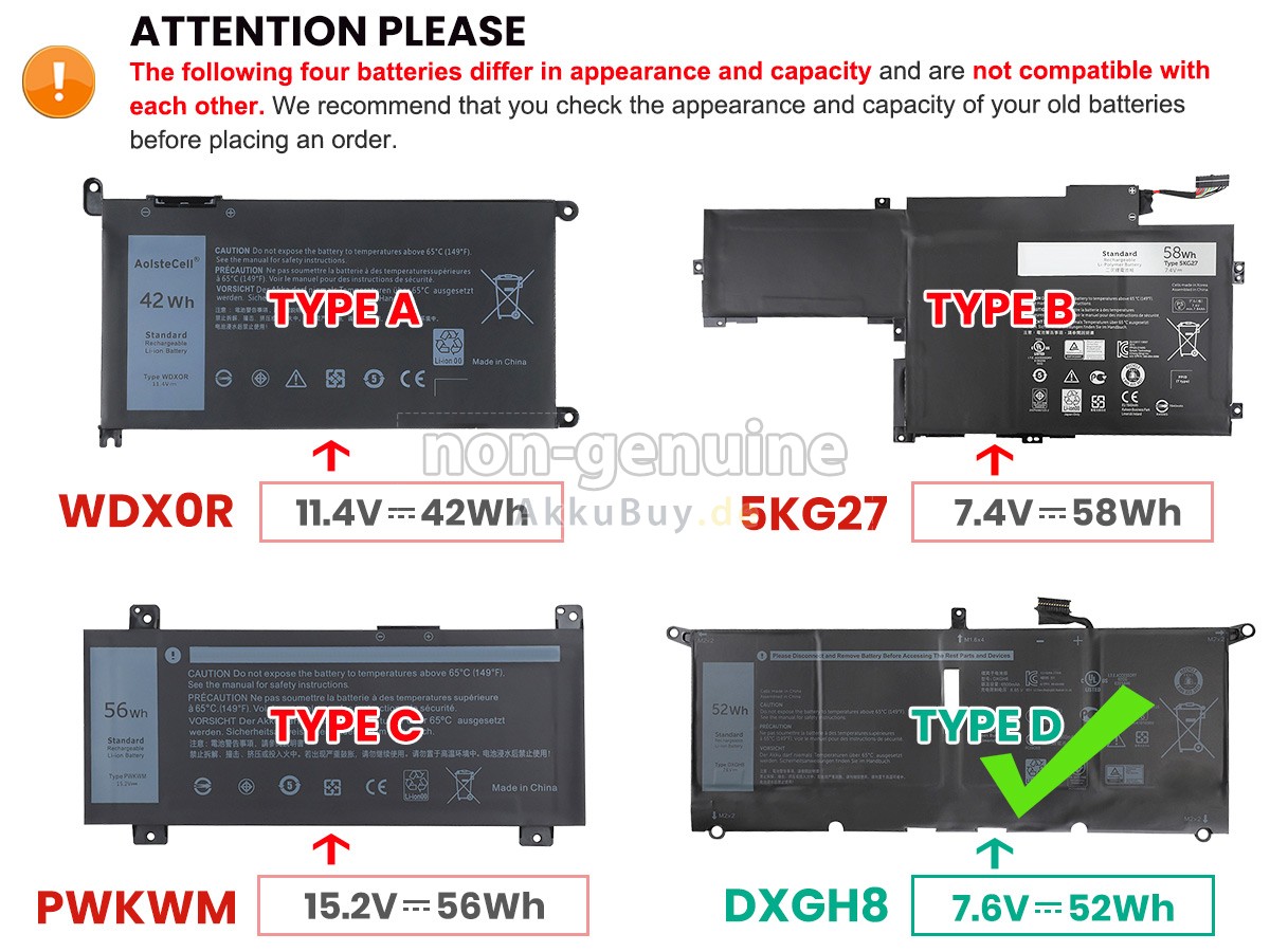 Dell Inspiron 14 7000 Ersatzakku