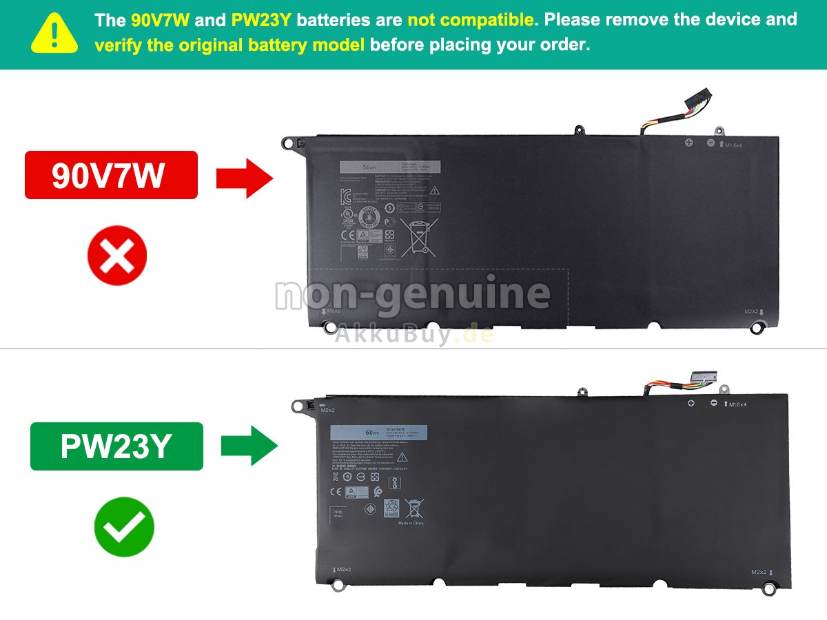 Dell P54G002 Ersatzakku