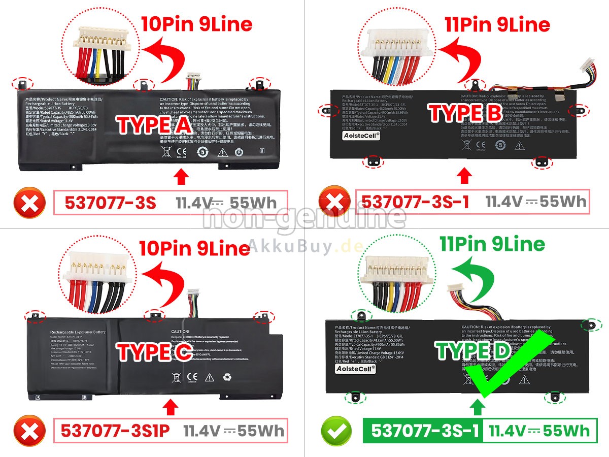 IPASON 40082738 Ersatzakku