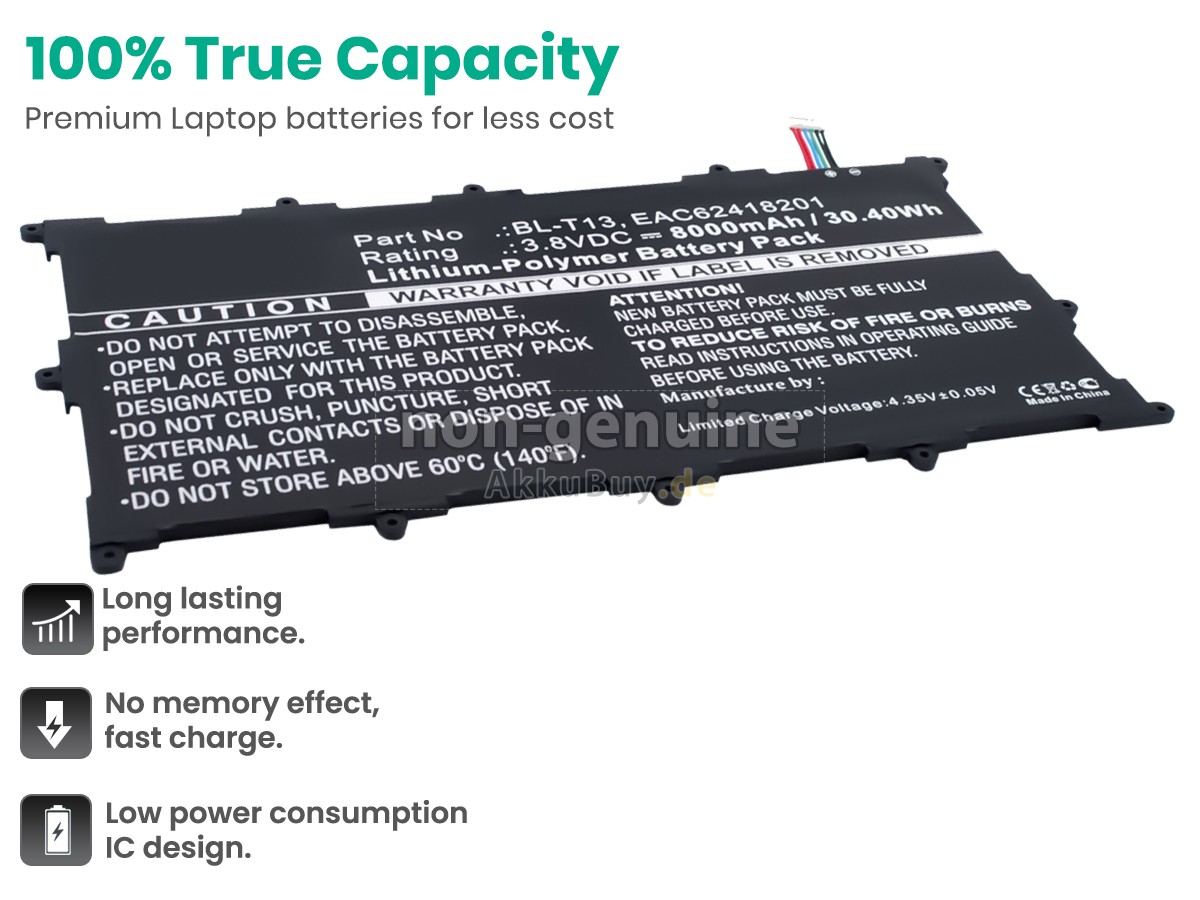 LG G PAD Tablet 10.1 Ersatzakku