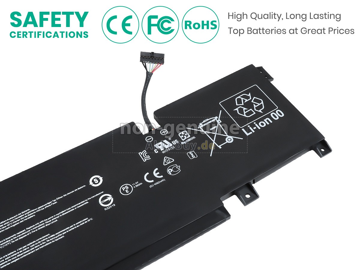 MSI PRESTIGE 14 A12UC-010JP Ersatzakku