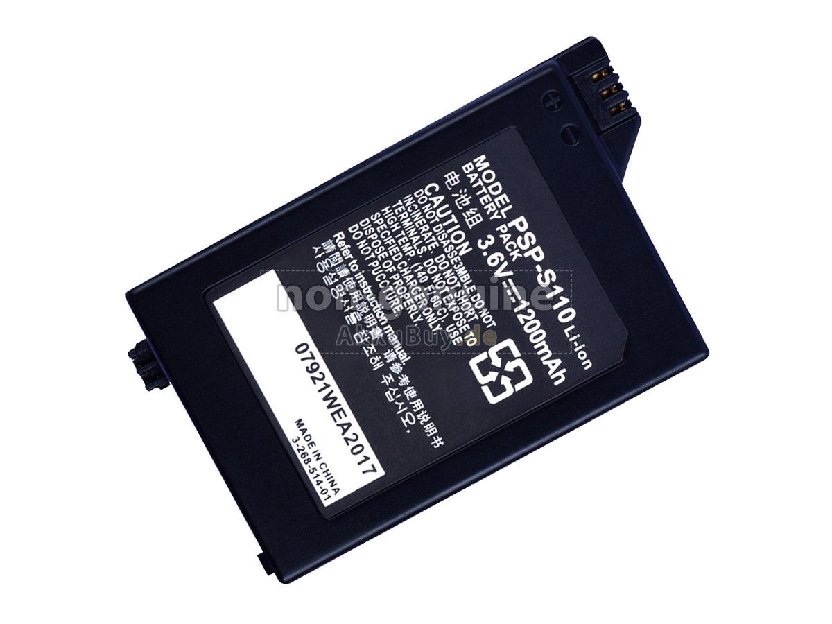 Akku kompatibel mit Sony PSP-S110 - Li-Ion 1200mAh - für